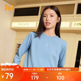 361°卫衣女秋冬季外套运动休闲套头衫宽松圆领长袖上衣662334801D-8