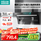 四季沐歌油烟机家用顶侧双吸抽油烟机大吸力厨房抽烟机脱排油烟机免拆自清洗一级能效 国家补贴 立减20%