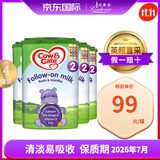 Cow&Gate英国牛栏2段3段4段二段三段四段进口原装婴幼儿奶粉800G 4罐装 牛栏2段二段6-12月