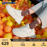 FILA FUSION斐乐女鞋BIANCO老爹鞋季新款硬糖鞋休闲鞋厚底运动鞋女 棉花糖/银-MM 37.5