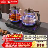 友家铺子（Biooner）全自动上水电热水壶 茶台烧水壶一体机家用办公嵌入式茶桌茶几茶具电茶炉套装 RY-10蒸茶款1L