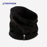 迪卡侬（DECATHLON）护颈围脖男女户外滑雪骑行保暖套头脖套 成人黑色