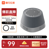 喜马拉雅好声音Miniboom磁吸蓝牙音箱迷你小型音响户外便携可用浴室防溅水男孩礼物 灰色赠会员双月卡