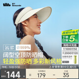 蕉下（beneunder）遮阳帽女太阳帽空顶帽防晒帽防紫外线遮脸时尚百搭UL569浅灰