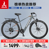 凤凰（Phoenix）锂电池助力电动自行车26寸成人新国标电动车长续航电瓶车 599灰色-21速辐条轮-速度传感 6AH电动续航18公里