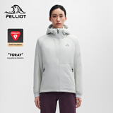 伯希和（Pelliot）Primaloft金标P棉女款棉服保暖棉衣防风秋冬运动外套125376010灰M