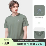 骆驼（CAMEL）户外运动T恤女款 男女透气跑步运动短袖速干T恤 A1S2NX105