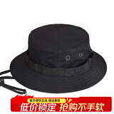 5.11美国5.11奔尼帽战术帽子防晒帽511户外渔夫帽夏季遮阳圆边帽89422 黑色 M/L