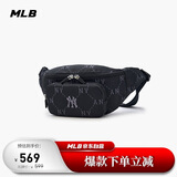MLB包包男女斜挎包腰包老花胸包运动包旅行包礼物3AHSM035N-50BKS-F