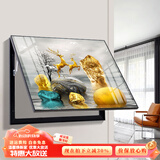 瑞尚（RUISHANG） 现代简约电表箱装饰画配电箱遮挡画餐厅挂画电闸箱多媒体画壁画 石来运转A 80*60可覆盖（横70竖50）晶瓷面