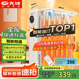 先锋（SINGFUN）【高效智能】取暖器/电热油汀/取暖器家用/电暖器/暖气/电暖气片烤火炉油丁13片智能热浪电暖炉