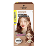 施华蔻（Schwarzkopf）斐丝丽泡泡染发剂5-6奶油浅咖 染发膏自己染染发泡泡潮流彩染