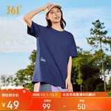 361°短袖男士t恤夏季运动宽松休闲户外圆领上衣服男女装632523110-3
