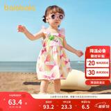 巴拉巴拉宝宝连衣裙婴儿裙子儿童公主裙女童夏装2025甜美可爱208225111006
