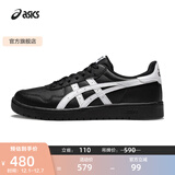 亚瑟士ASICS板鞋男鞋女鞋休闲鞋百搭舒适透气复古时尚运动鞋 JAPAN S 黑色/白色 39.5