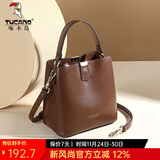 啄木鸟（TUCANO）包包女款2025年水桶包大容量手提单肩斜挎包实用生日礼物送女友