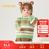 巴拉巴拉婴儿毛衣儿童冬季线衫2024男女童套头毛衫针织衫时髦208424103207