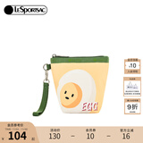 LeSportsac乐播诗新款迷你手拿包小清新轻便零钱口红收纳包送女生礼物 可爱鸡蛋