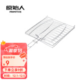 原始人 烤鱼网烧烤网 烤鱼夹子烧烤工具 烧烤配件