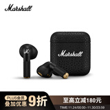 MARSHALL（马歇尔）MINOR IV耳机真无线重低音防水4代无线蓝牙长续航户外礼物TWS耳麦 黑色