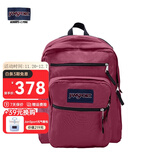 JANSPORT杰斯伯双肩包男旅行轻便背包书包女高中笔记本大学生包电脑包 47JK04S 深紫酒红-隔层+侧袋