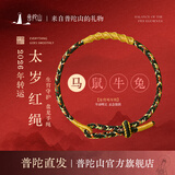 普陀山手绳生肖本命年红绳手绳盘龙手链转运护身送男女友新年本命年礼物