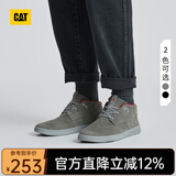 CAT卡特休闲鞋男士CODE系列户外百搭中帮鞋拼色板鞋休闲靴 灰色 44