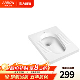 箭牌（ARROW）政府补贴蹲便器防臭防滑卫生间超薄蹲便器水箱一体水箱大冲力套装 D款蹲便器前排带存水弯-无水箱