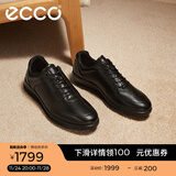 爱步（ECCO）商务皮鞋 男士休闲皮鞋男鞋牛皮鞋子正装鞋婚鞋 雅仕207124 黑色20712401001 43