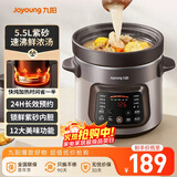 九阳（Joyoung）【国家补贴】快炖电炖锅 电砂锅电炖盅 紫砂锅 燕窝炖盅煮粥锅直炖大容量多功能锅可预约保温GD630