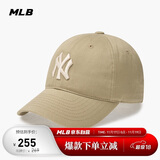 MLB帽子男女情侣棒球帽软顶鸭舌帽秋冬运动帽四季3ACP6601N-50SAP-F