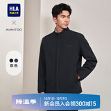 海澜之家（HLA）行政夹克男轻商务经典系列印花外套男春 藏青30 5XL 195/112A(XXXXXL)推荐211~220斤