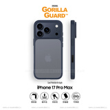 猩球卫士磨砂软边适用Apple/苹果17ProMax手机壳高级感全包软边防摔硅胶护甲肤感简约商务外壳蓝