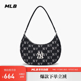 MLB包包女腋下包挎包手提包单肩包旅行包拎包礼物3ABQS014N-50BKS-F