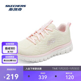 斯凯奇男女鞋跑步鞋旅游鞋透气运动妈妈舒适健步鞋12615