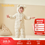 巴拉巴拉儿童轻薄羽绒服男女童冬装连体衣2025造型可爱趣味萌208425120203