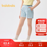 巴拉巴拉童装儿童短裤女童2025夏装牛仔休闲中大童裤子208225110002