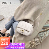 viney包包女包牛皮小众斜挎包品牌单肩链条包生日礼物高级感送女友老婆