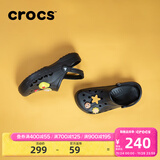 卡骆驰（CROCS）洞洞鞋贝雅男鞋女鞋轻便耐磨一脚蹬拖鞋休闲鞋|10126 黑色-001 39 (240mm)