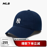 MLB棒球帽子秋夏鸭舌帽男女时尚休闲软顶3ACP7701N-50NYS