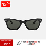 雷朋（RayBan）太阳镜男女款全框偏光墨镜舒适开车眼镜钓鱼骑行司机镜0RB2140F 901/58黑色框绿色镜片 尺寸52
