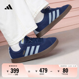 adidas「T头鞋」VL COURT 2.0复古休闲板鞋德训鞋阿迪达斯轻运动   深蓝/粉蓝/树脂黄(推荐女生选小半码)   35.5