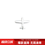 马登福叔美式复古925纯银项链牛皮绳挂脖男女同款可选银饰吊坠ins配件首饰 飞机