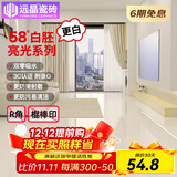 远晶800x800天鹅绒瓷砖58度超白胚客厅地砖卫生间厨房墙砖奶油风广东 58°超白胚-亮光-奶白 800x800