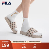 斐乐（FILA）DRIFTER男鞋复古拖鞋新款凉拖休闲沙滩鞋漂流船 黄水泥-CM 42