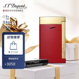 都彭法国都彭打火机SLIM7纤薄炬式防风好运莲红27707礼盒 礼物男