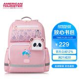 美旅箱包女孩放心书包1-6年级小学生双肩包儿童抗菌减负背包大容量NG3
