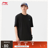 李宁耐洗抗皱丨短袖T恤男女同款情侣运动上衣AHSVB91