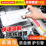 三和汽车发动机舱外部清洗剂机油油污泡沫清洁剂去油泥机头水650ML