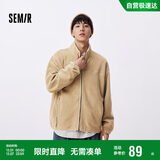 森马（Semir）夹克男冬抗静电外套摇粒绒情侣上衣109724108203